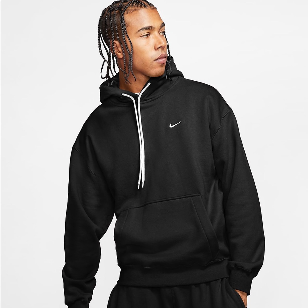 Black and White Nike Dri-Fit Hoodie
